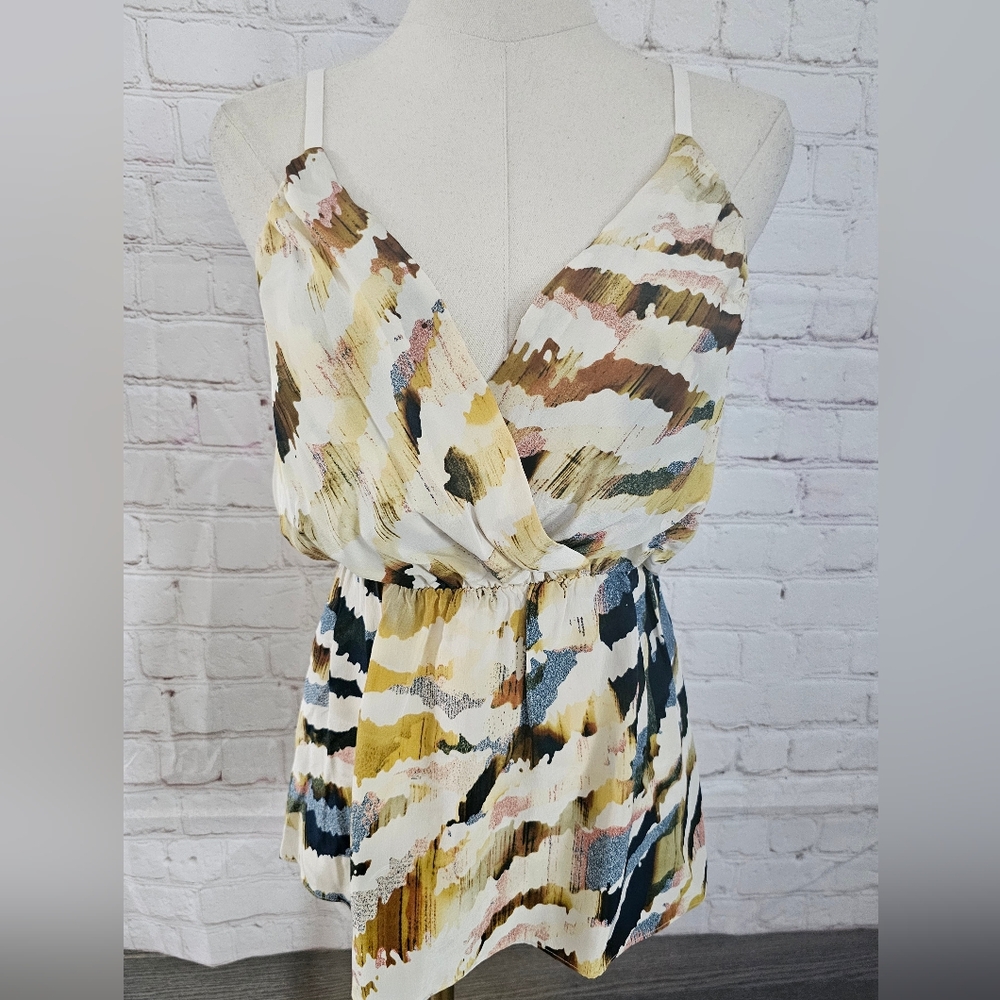 Geren Ford Silk Patterned Camisole Top | XS | NWOT